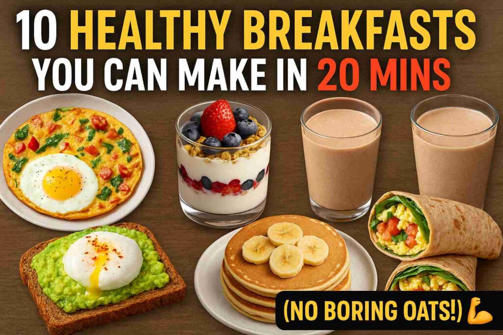 Top 10 Healthy Breakfasts You Can Make in Under 20 Minutes