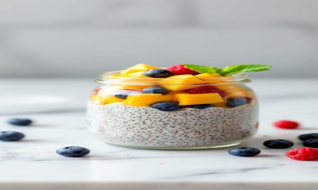 Chia Seed Pudding with Berries